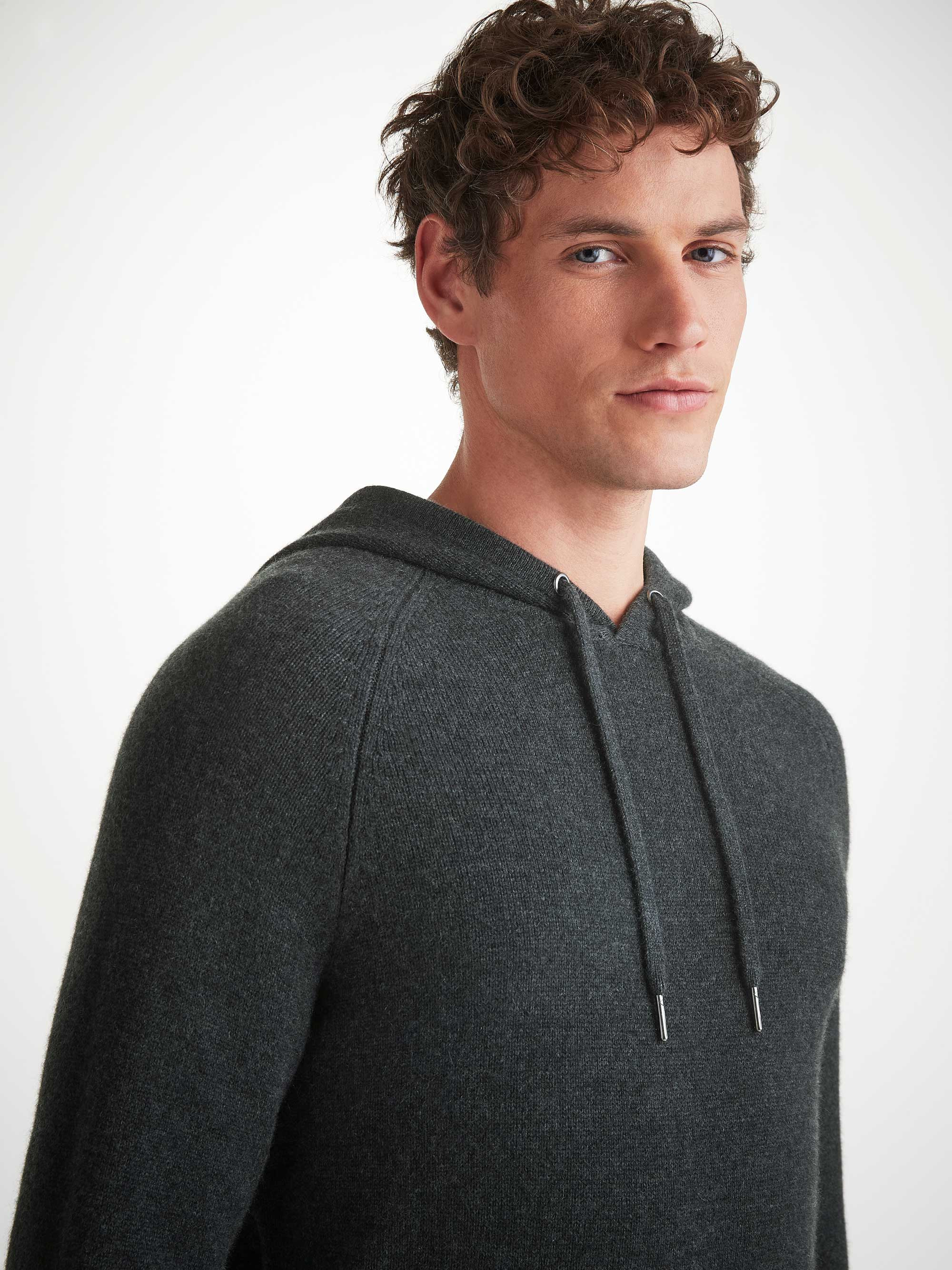 Men's Pullover Hoodie Dominic Cashmere Charcoal - 7