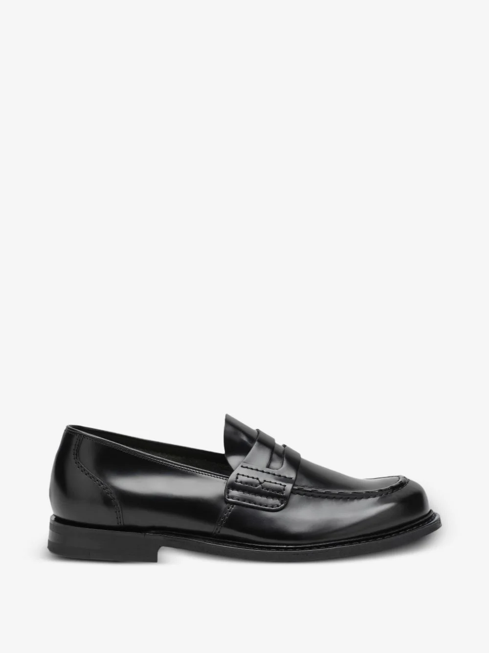 penny-slot leather loafers - 1