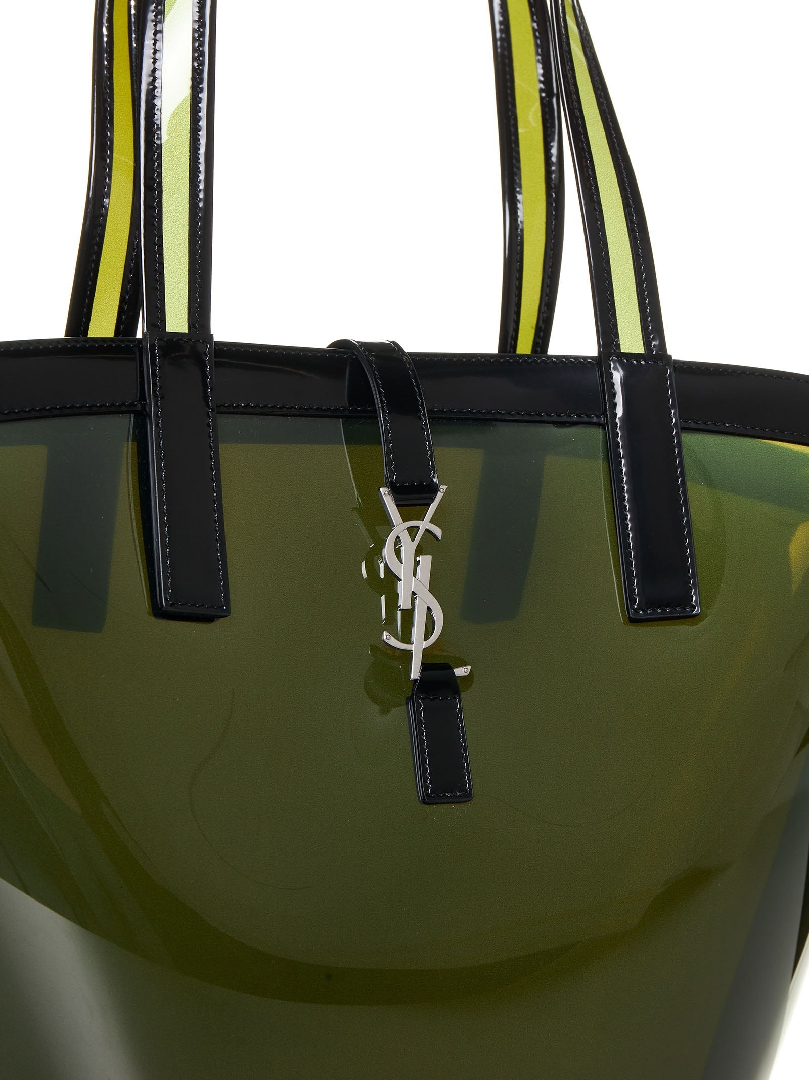 Saint Laurent Women Borsa Panier Media In Vinile - 3