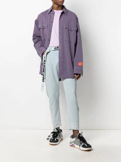 Off-White belted cropped jeans outlook