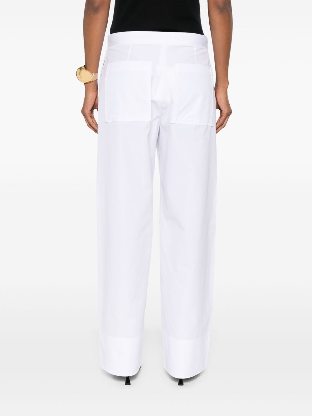 twisted-seam trousers - 4