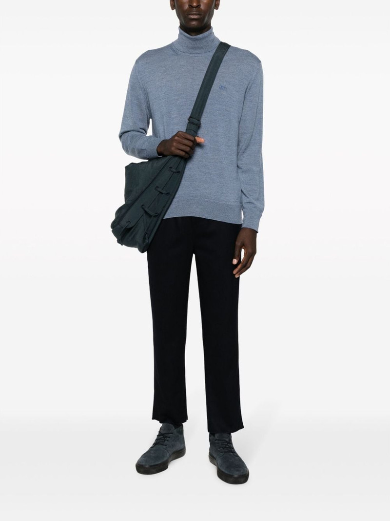 Etro Pegaso-embroidered roll-neck jumper outlook