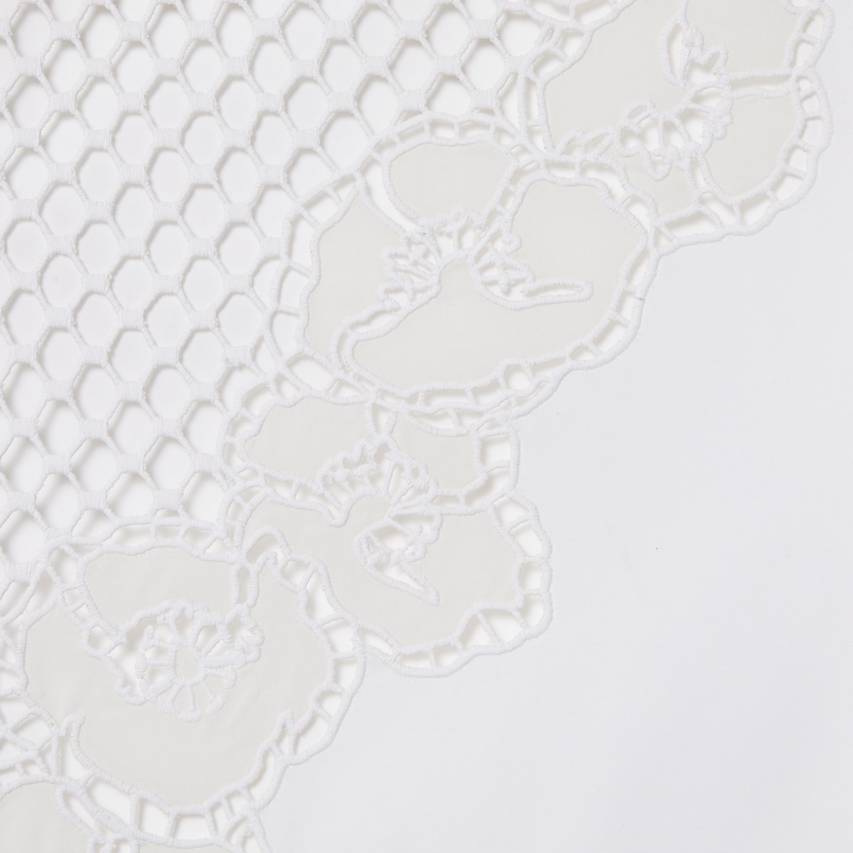 Cotton poplin shirt with embroidery - 7