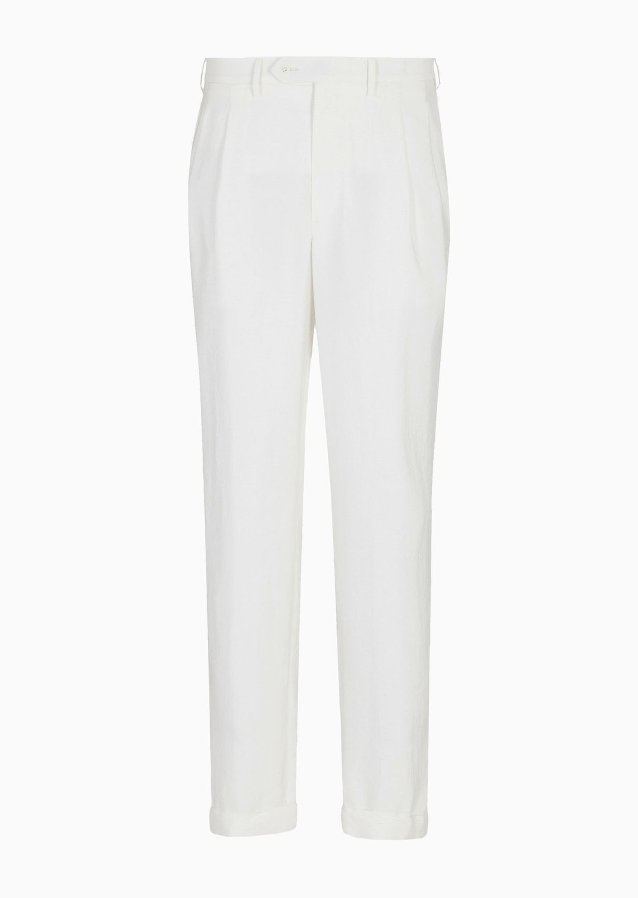 Two-dart trousers in a silk-blend twill - 1