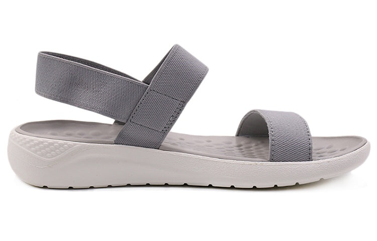 (WMNS) Crocs Literide 'Light Gray White' 205106-00J - 3