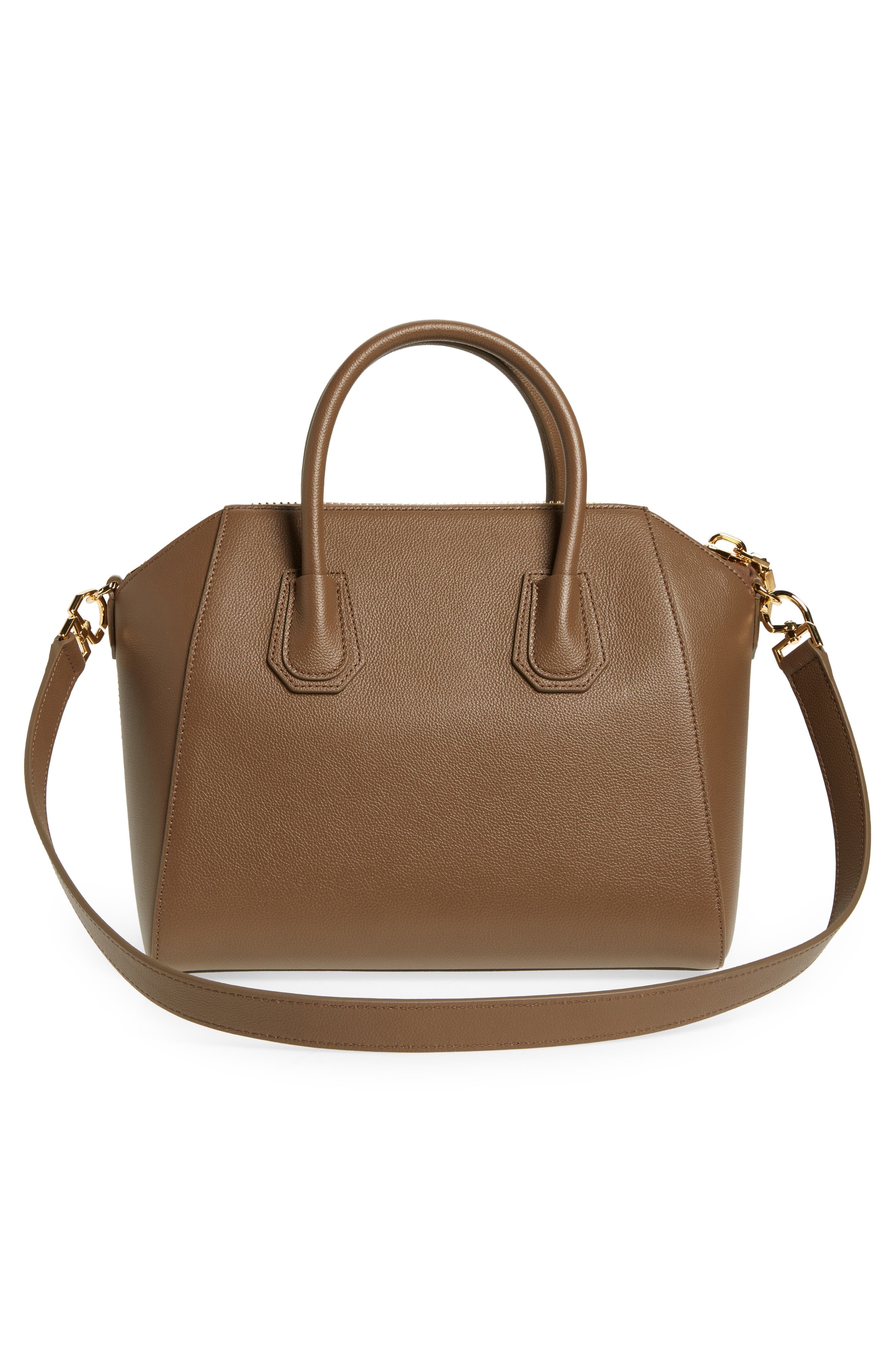 Small Antigona Leather Satchel - 2