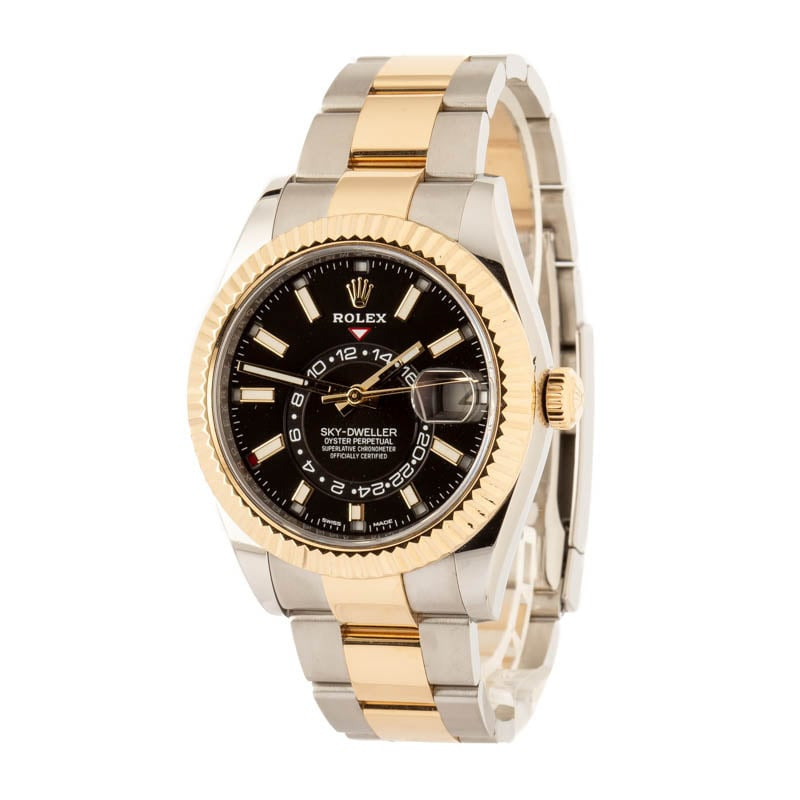 Used Rolex Sky-Dweller 326933 Black Dial - 2