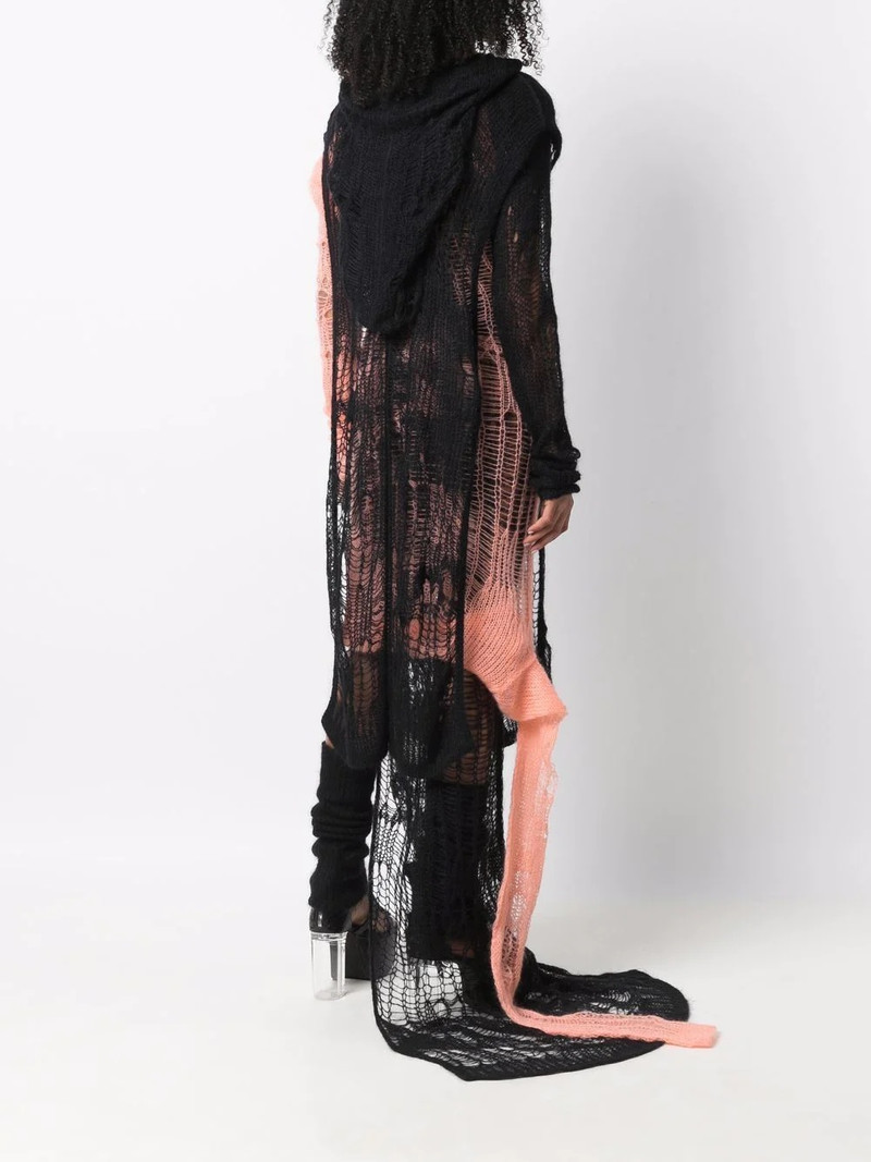 Spider knitted poncho 4
