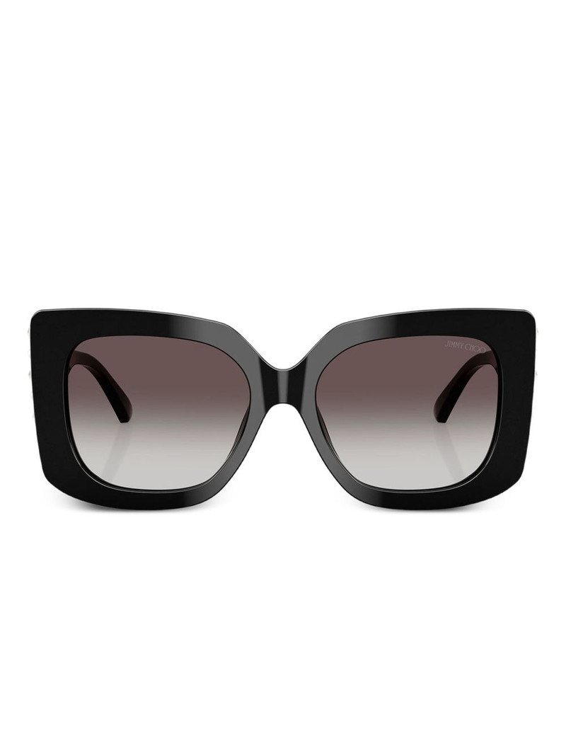 stud-embellished square-frame sunglasses 1