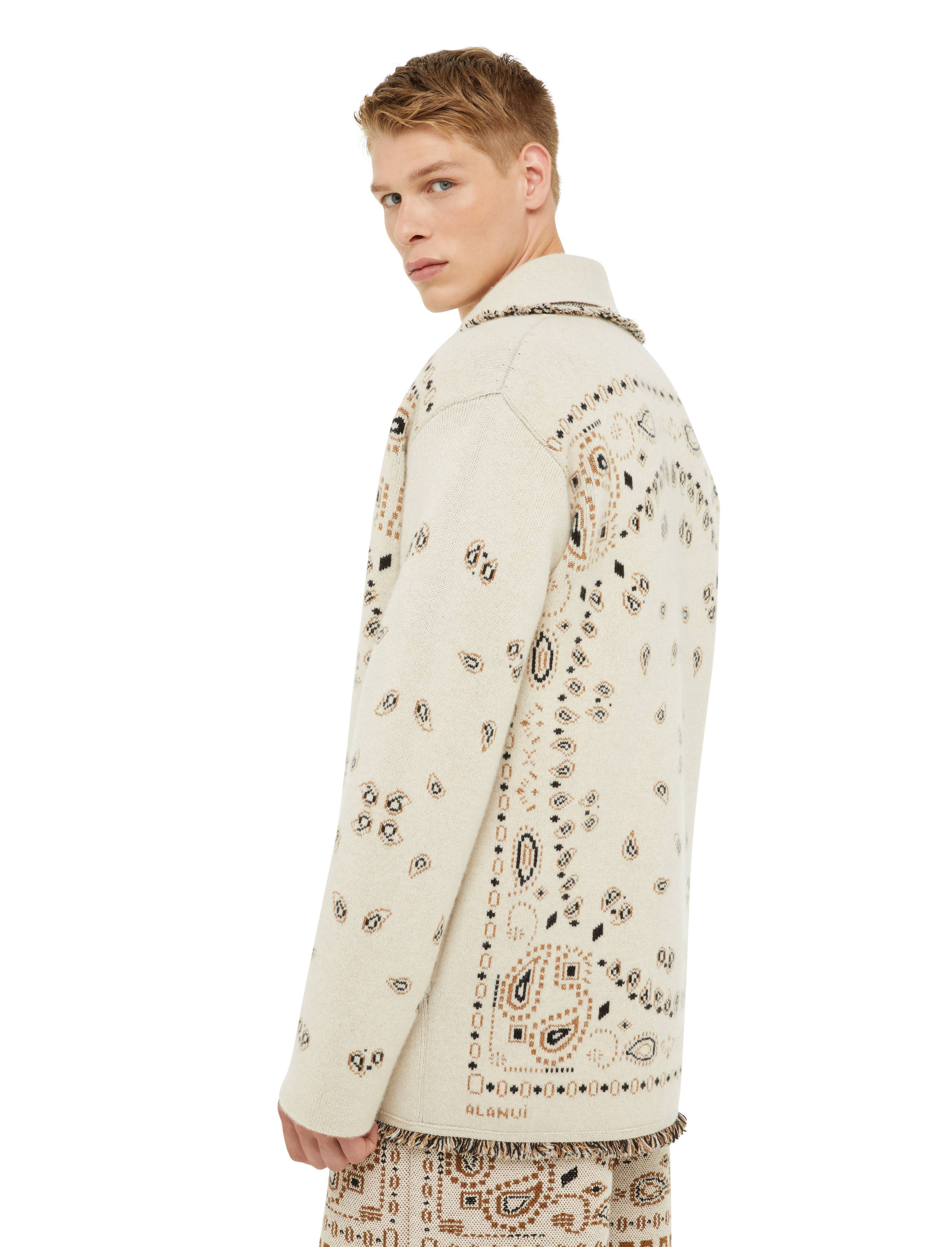 Bandana Jacquard Cardigan - 8