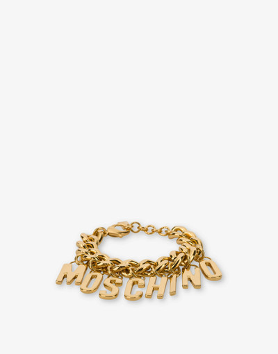 Moschino LETTERING CHARM BRACELET outlook