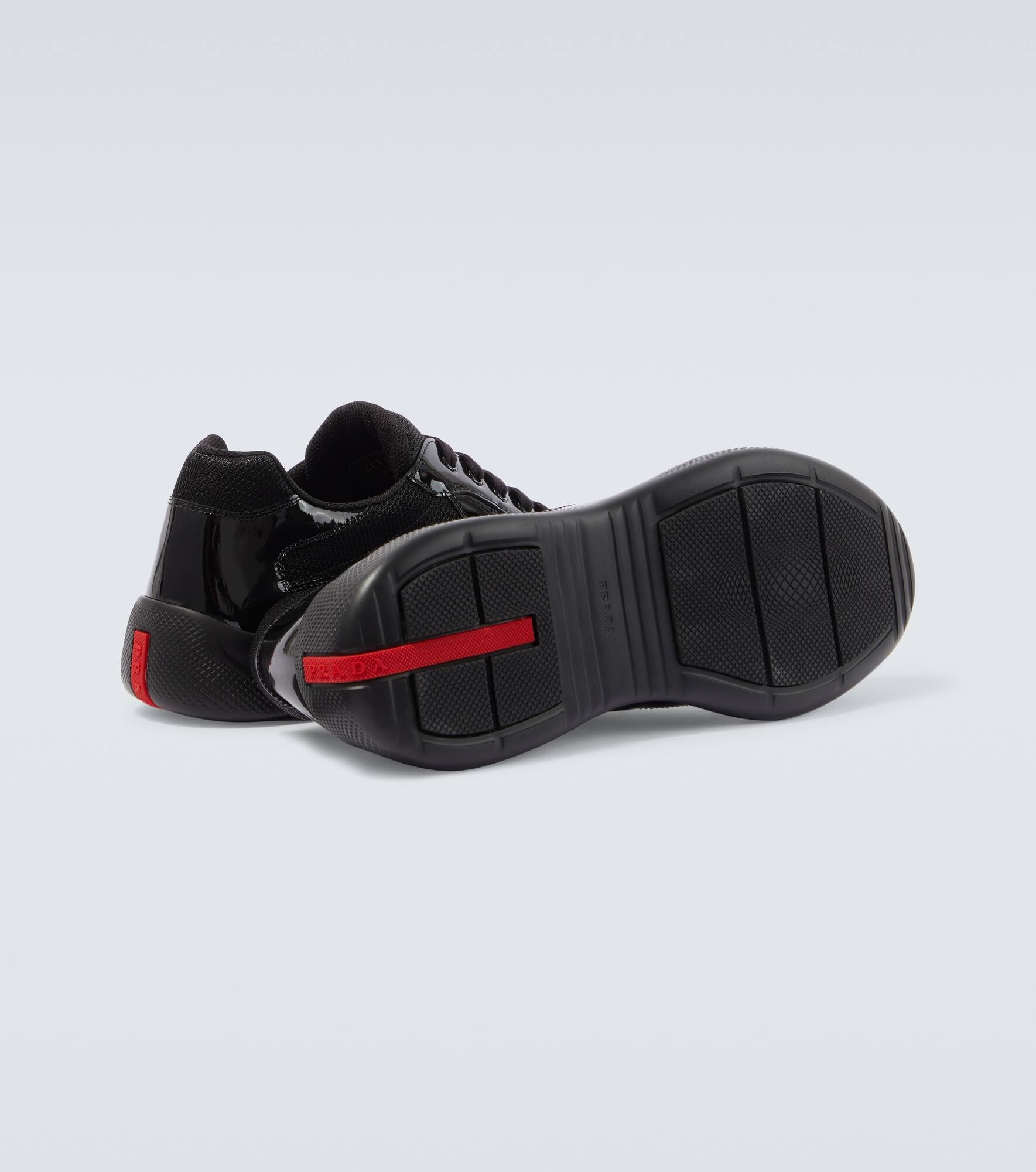 Patent leather sneakers - 7