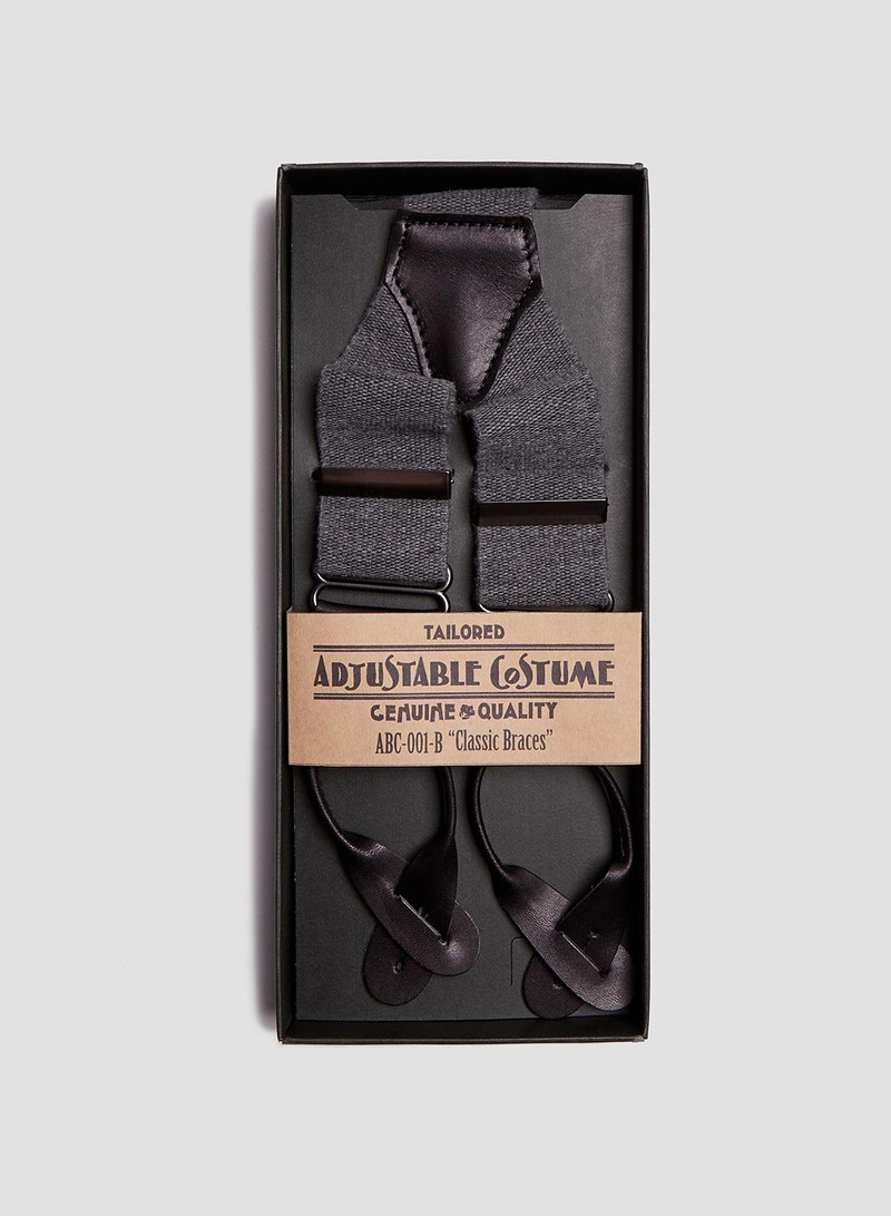 Adjustable Costume Classics Braces Black 1