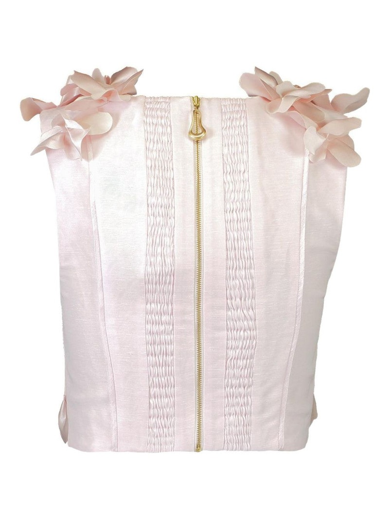 Aje. Camille floral-appliqué top outlook