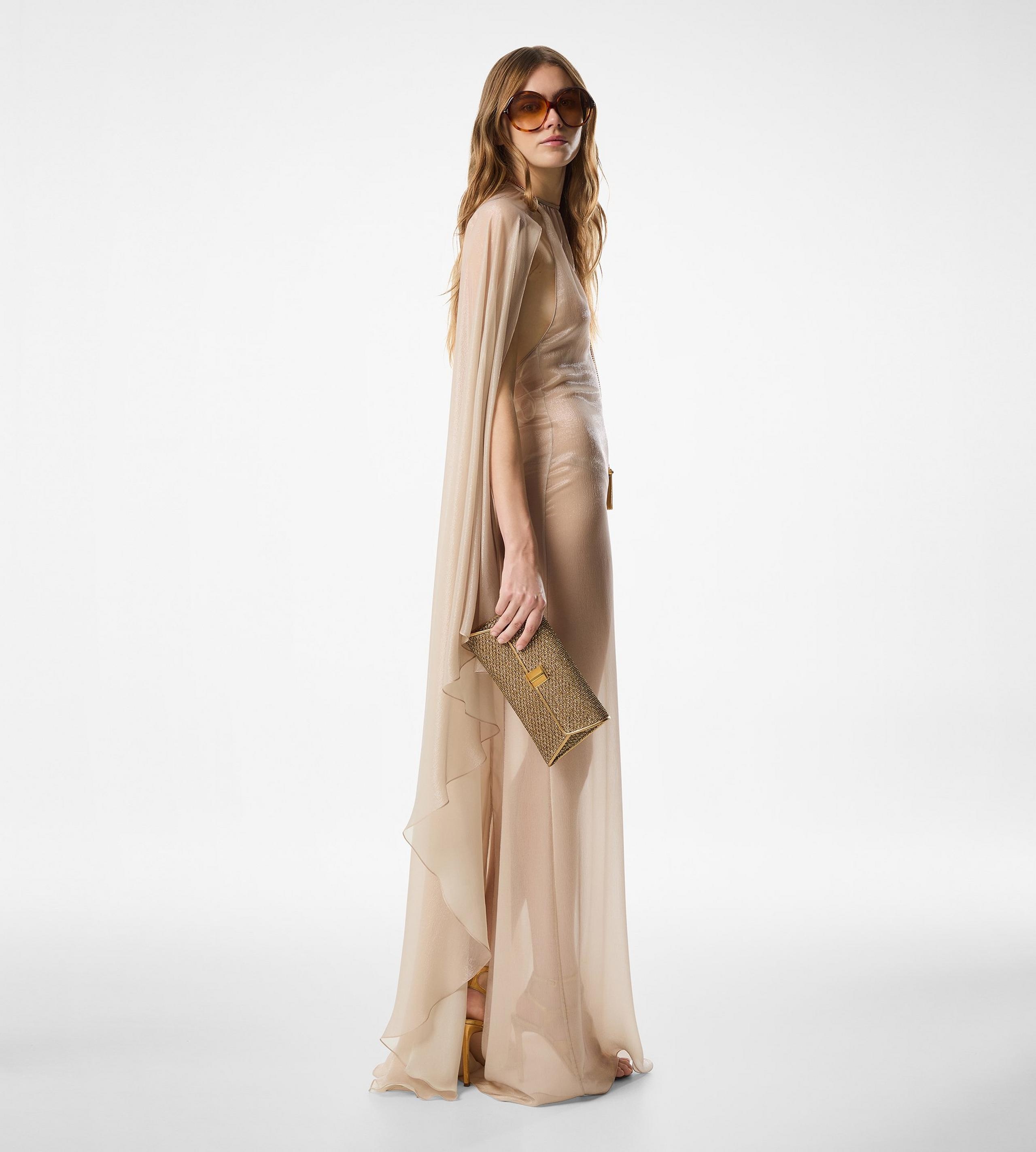 TEXTURED FABRIC NOBILE CLUTCH - 5