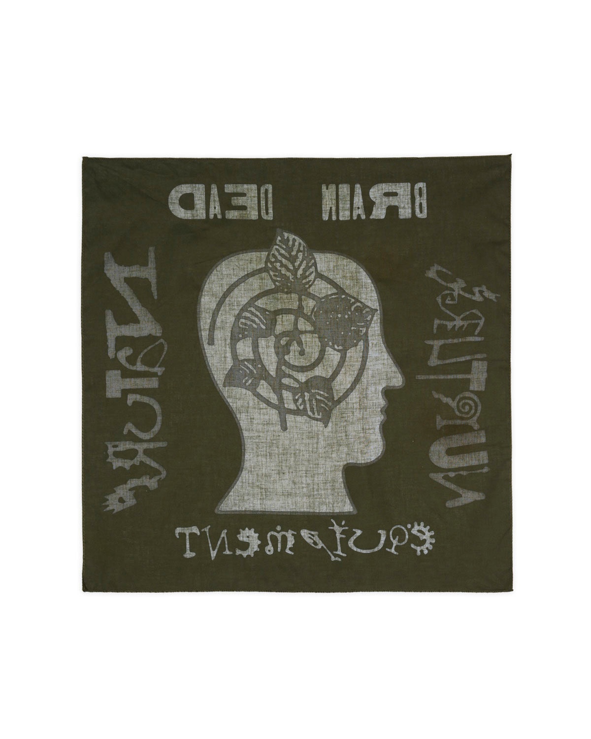 Brain Dead Equipment Nature Nurture Bandana - Green - 3