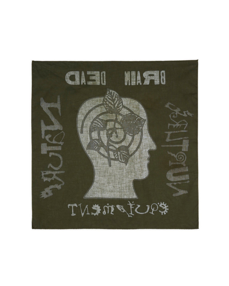 Brain Dead Equipment Nature Nurture Bandana - Green 3