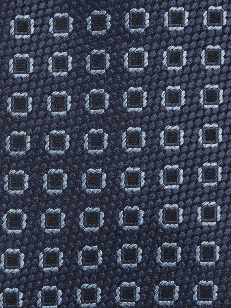 ZEGNA DARK BLUE SILK TIE outlook