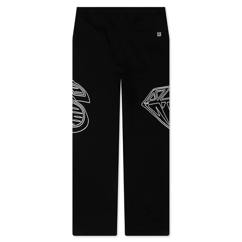 BILLIONAIRE BOYS CLUB DUAL SWEATPANTS - BLACK outlook