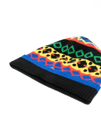 Moschino macro argyle beanie outlook