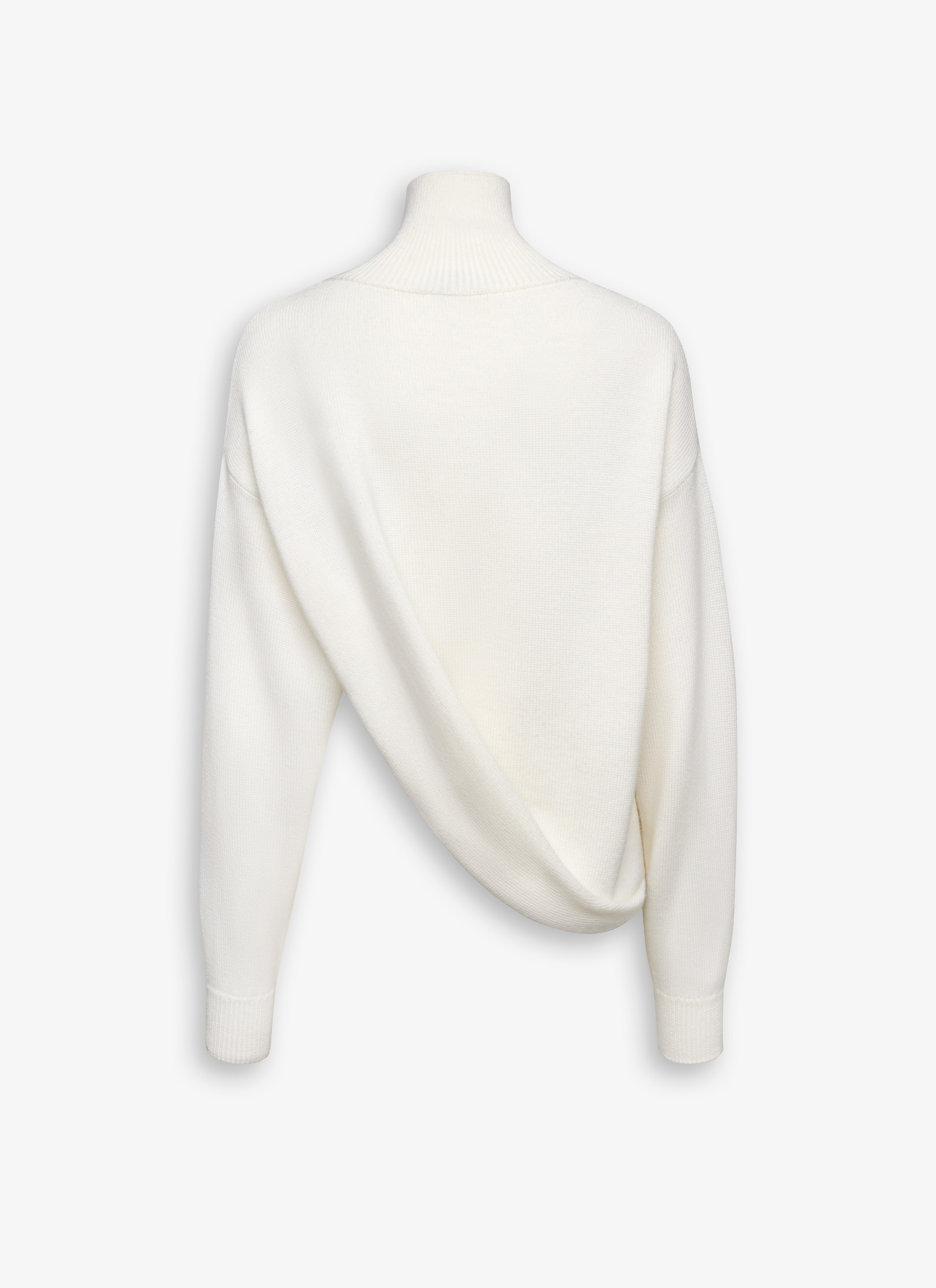 ASYMMETRICAL KNIT JUMPER - 4