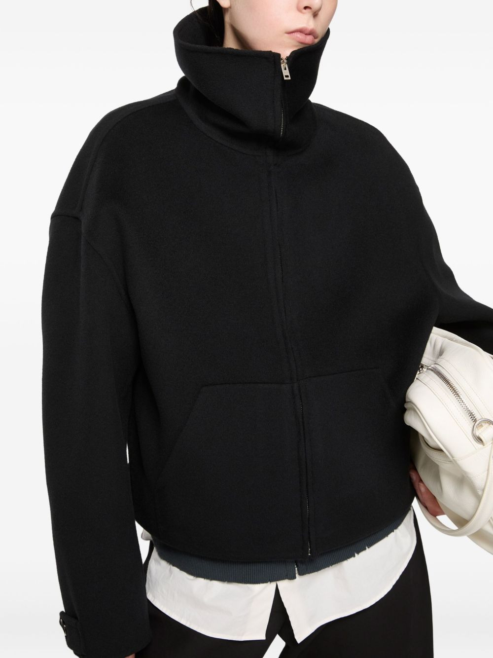 high-neck jacket - 4