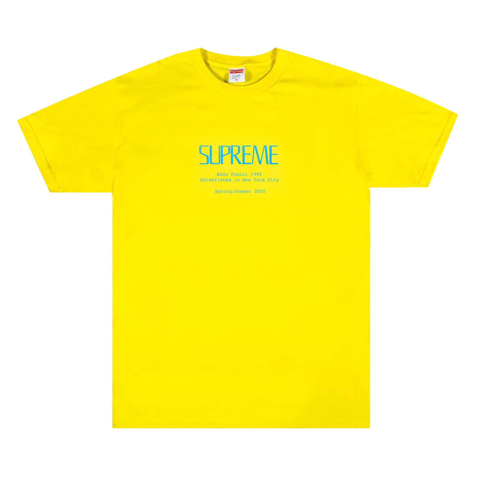 Supreme Anno Domini Tee 'Yellow' - 1