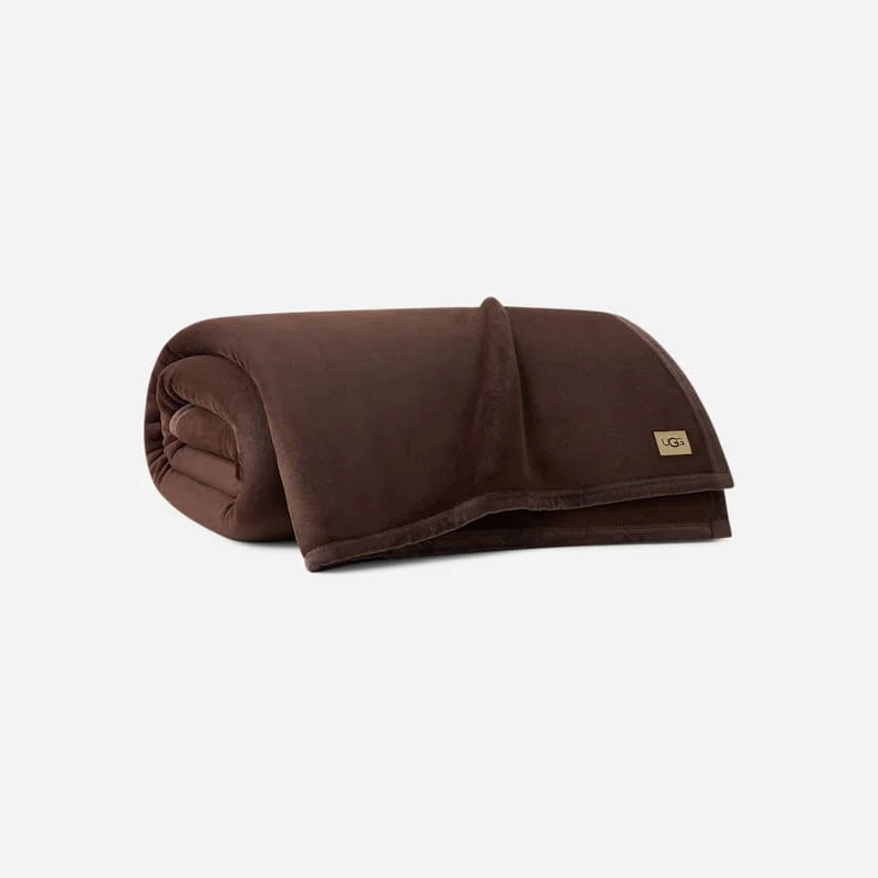 ® Coco XL Throw 90"x92" Blankets in Burnt Cedar - 1