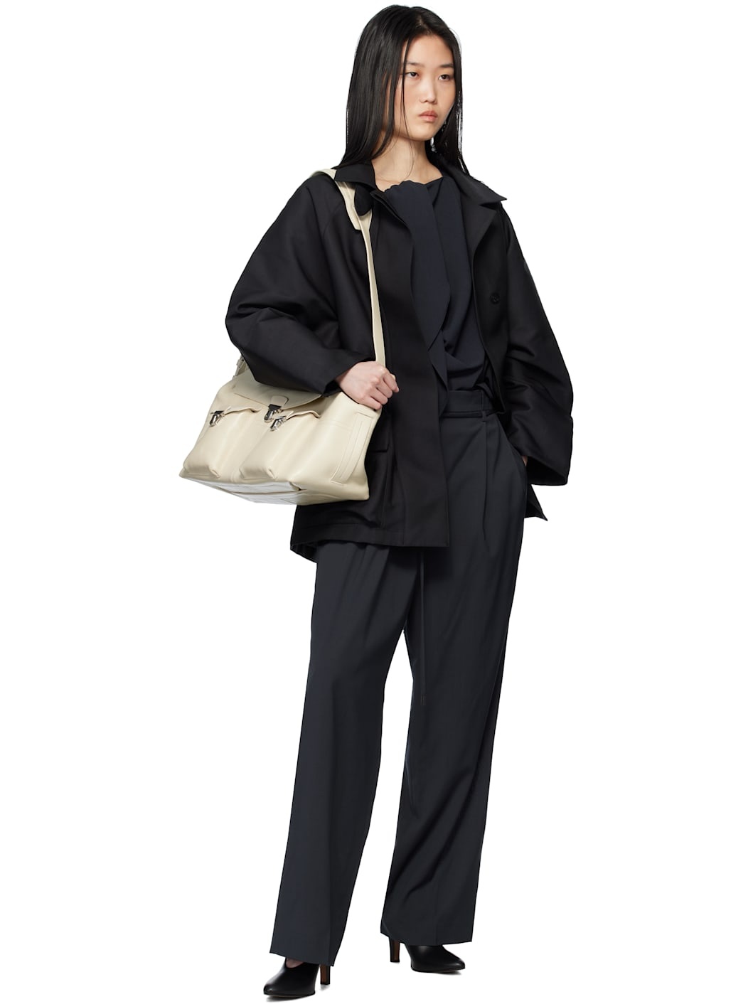 Black Cotton Traveller Jacket - 4