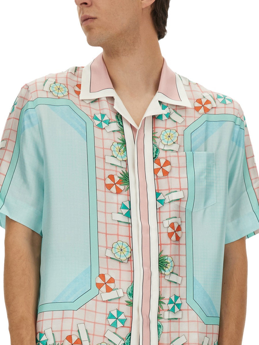 Casablanca Men Short-Sleeved Shirt - 4