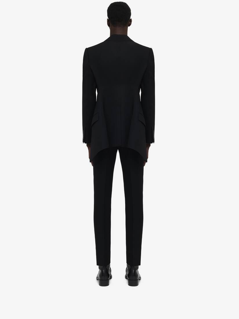 Men's Slashed Jacket in Black - 4