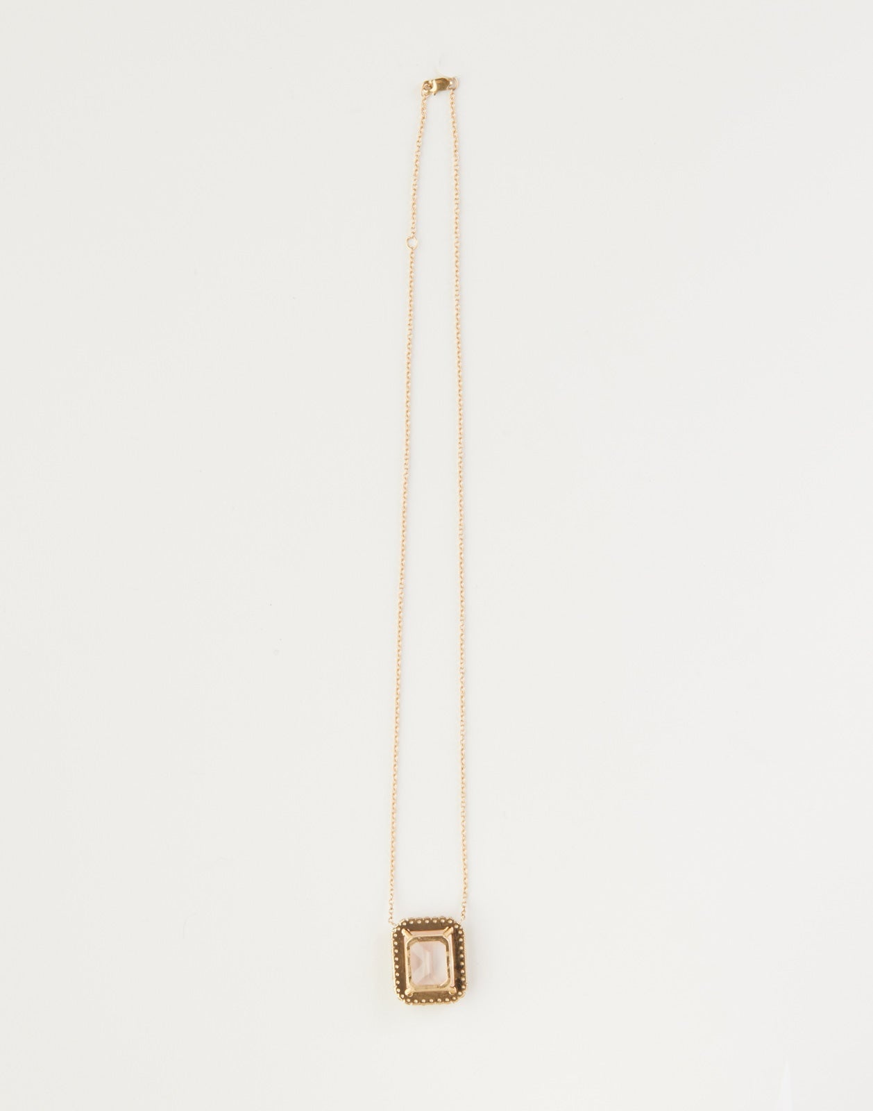 Rose Quartz and Peridot Pendant - 3