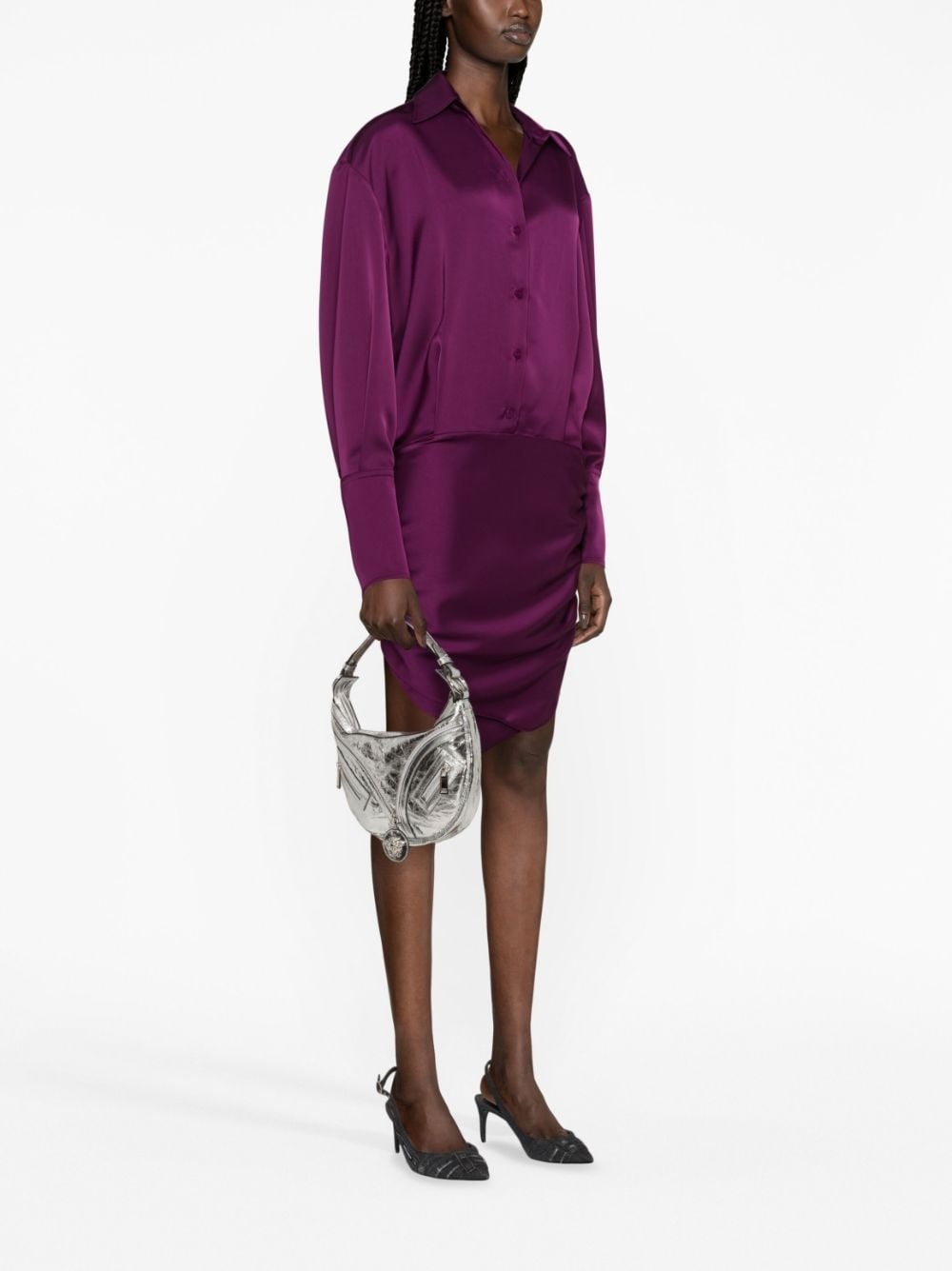 small Repeat metallic shoulder bag - 2