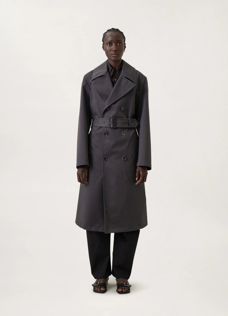 MILITARY DOUBLE BREASTED TRENCH
BONDED COTTON 4