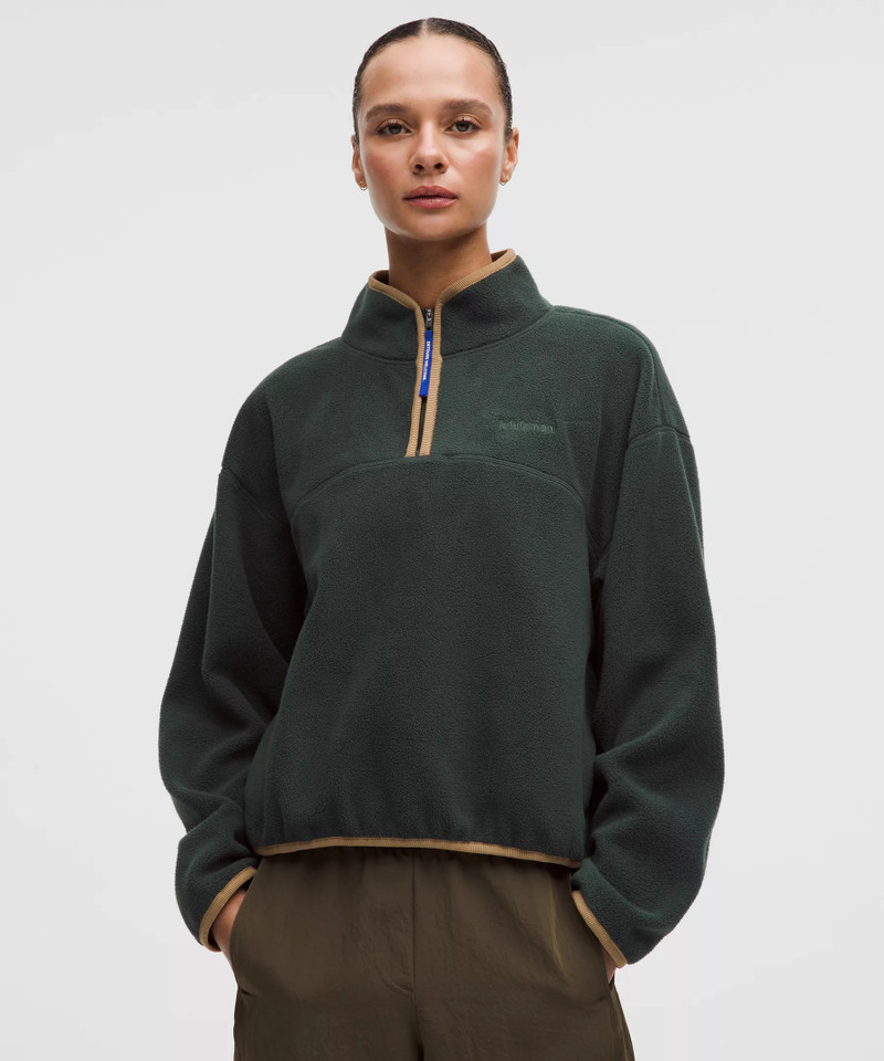 Tumbled Fleece Half-Zip Jacket 1