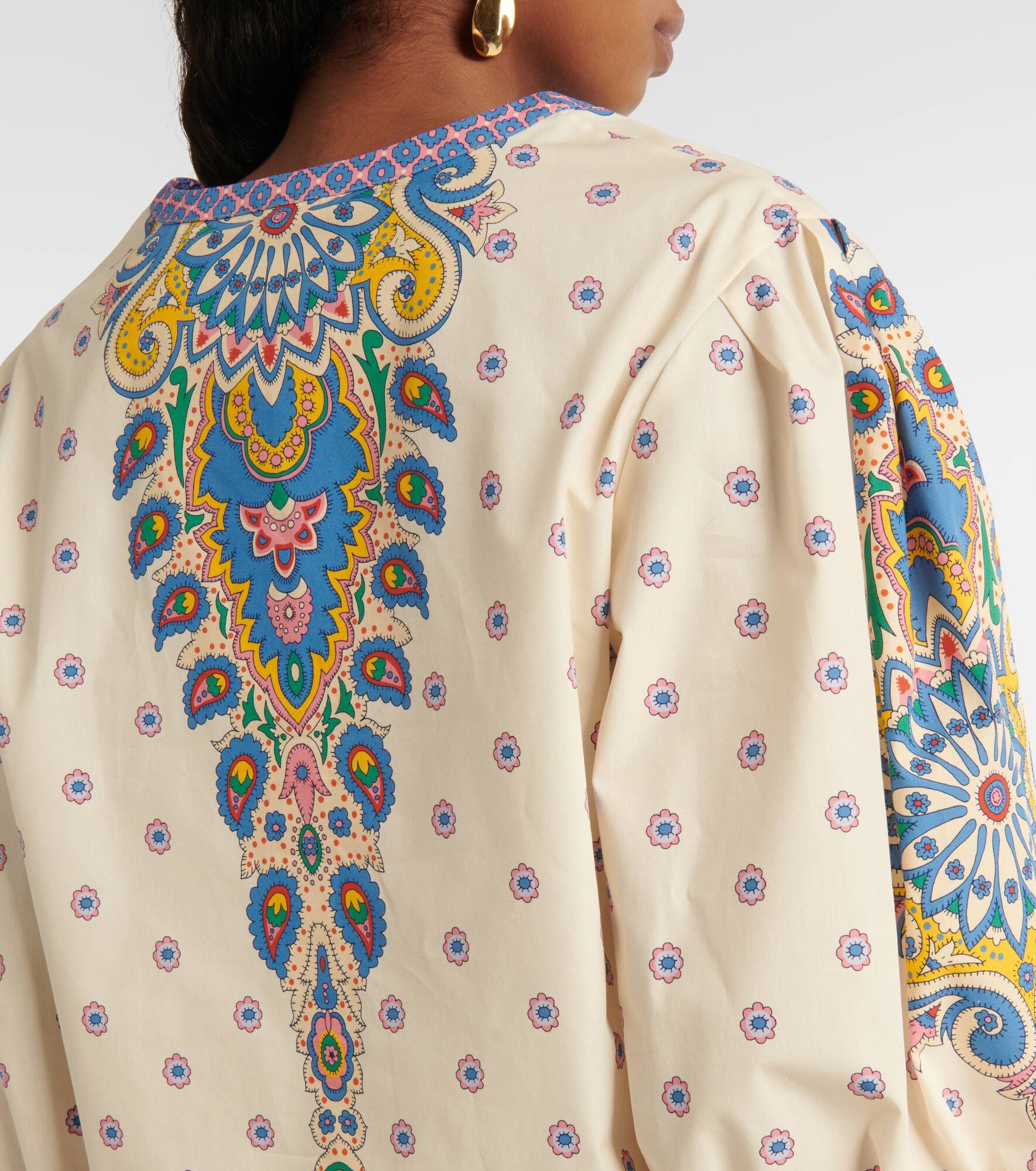 Printed cotton top - 6