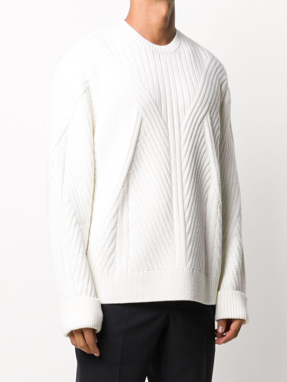 ribbed knit jumper  - 3