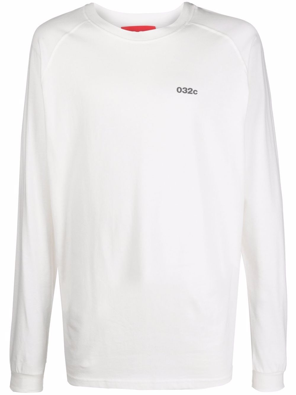 logo-print organic cotton long-sleeve T-shirt - 1