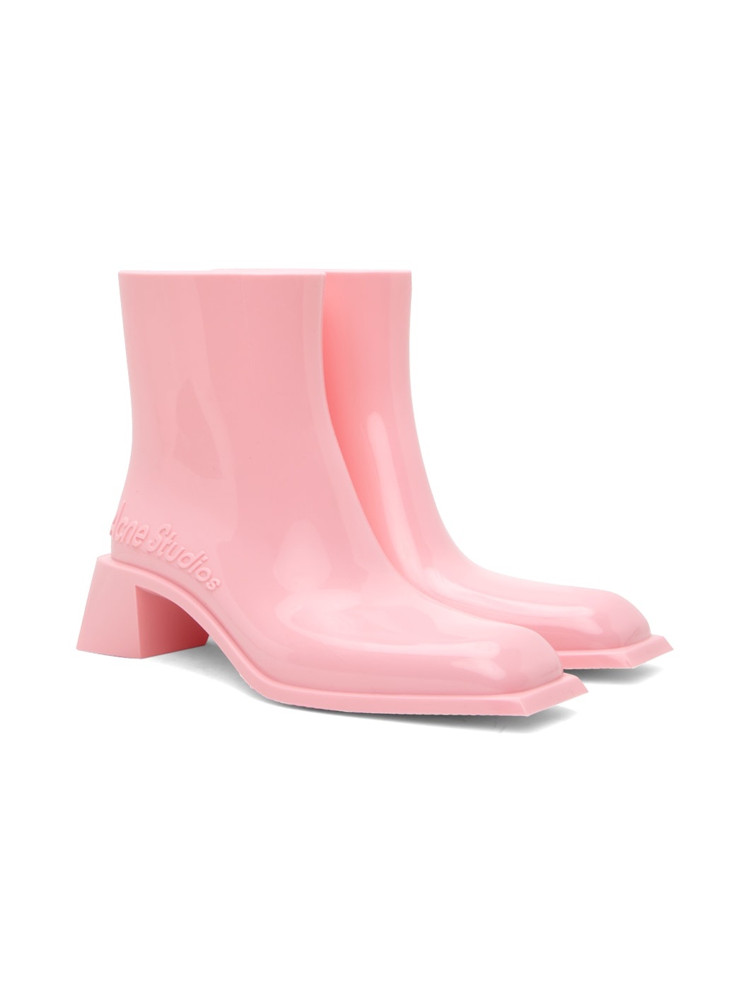 Pink Rubber Boots - 4