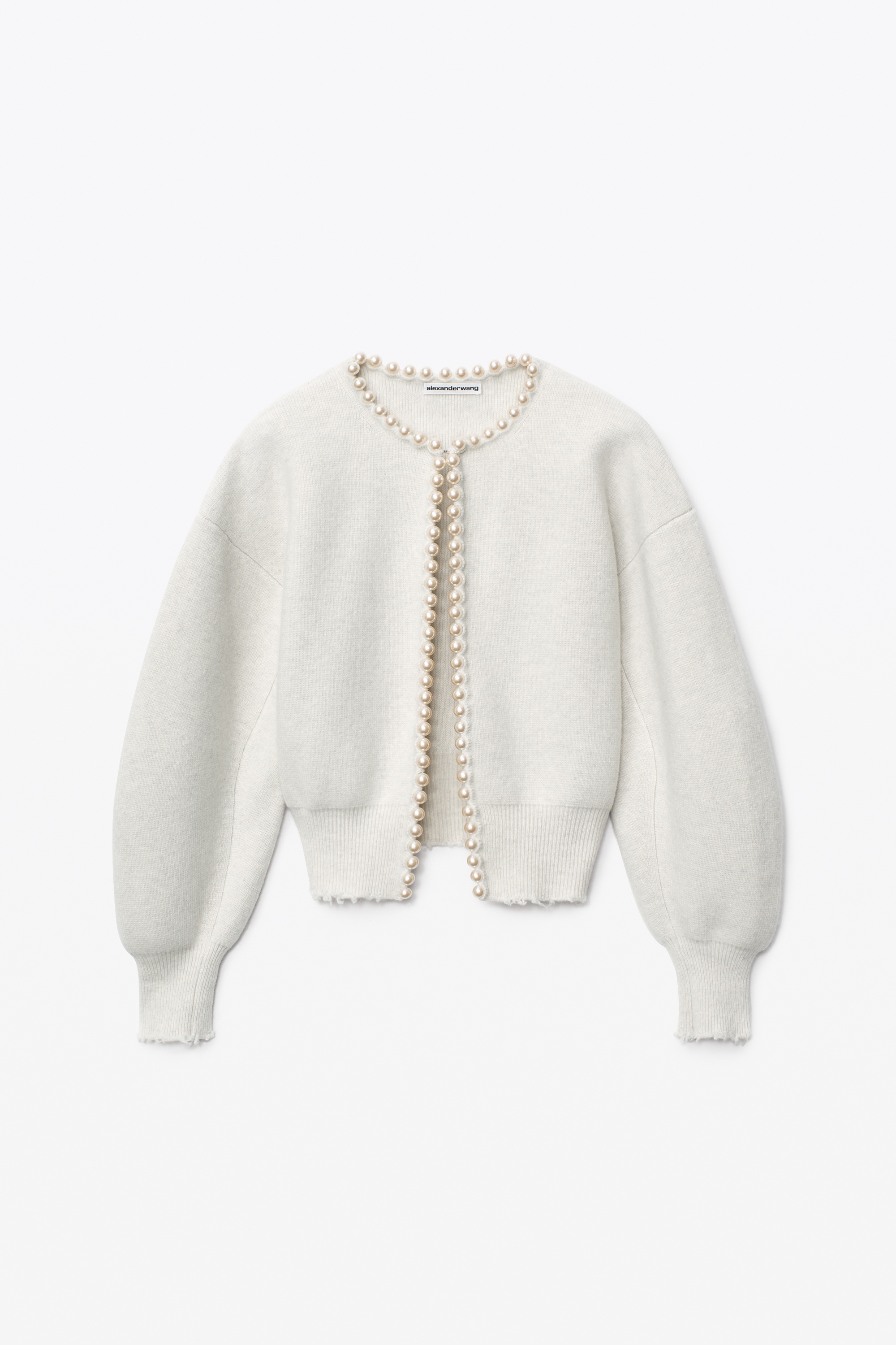 PEARL PLACKET CARDIGAN - 1