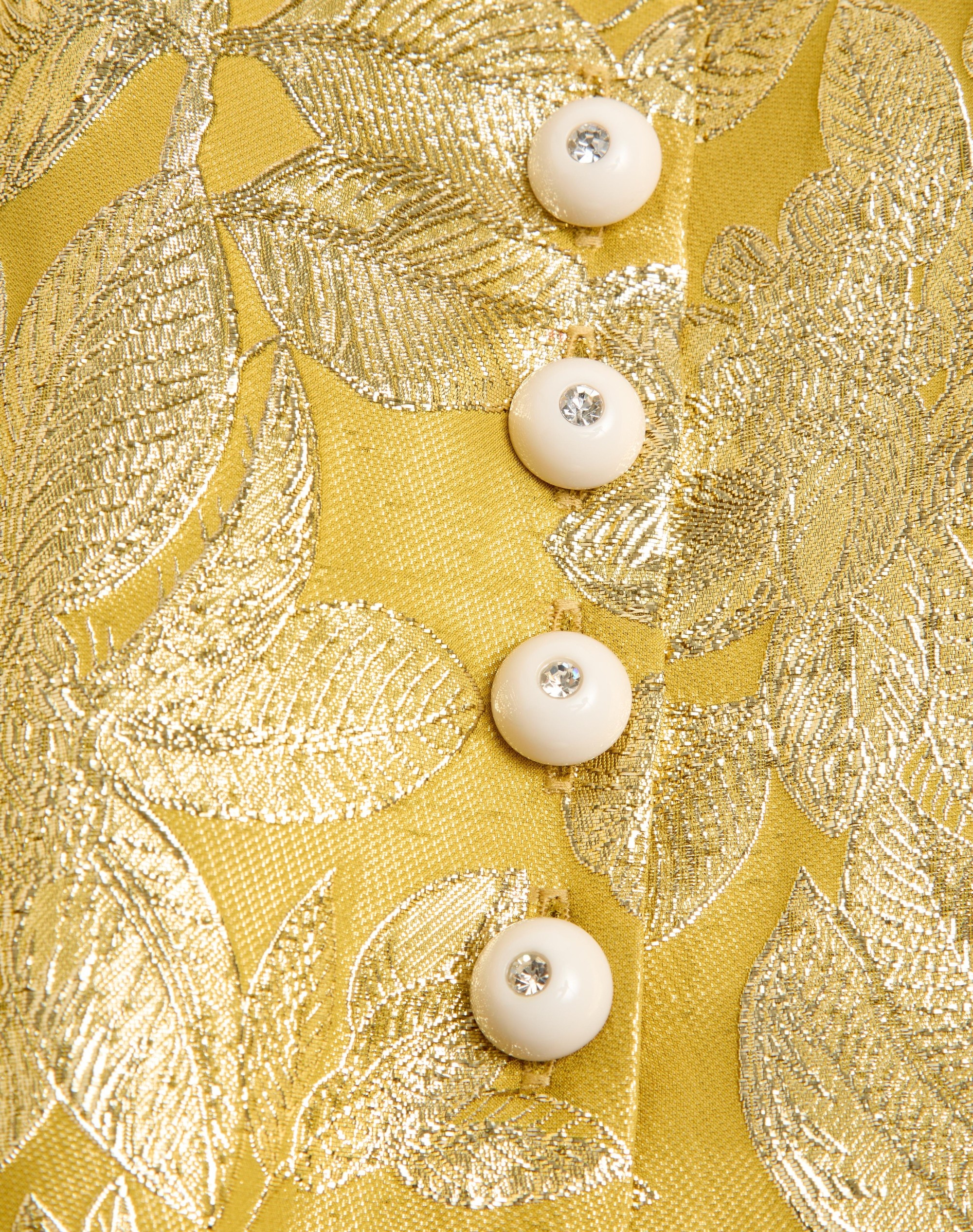 SKIRT IN APRES L'HIVER SILK LUREX FOGLIOLINE - 8