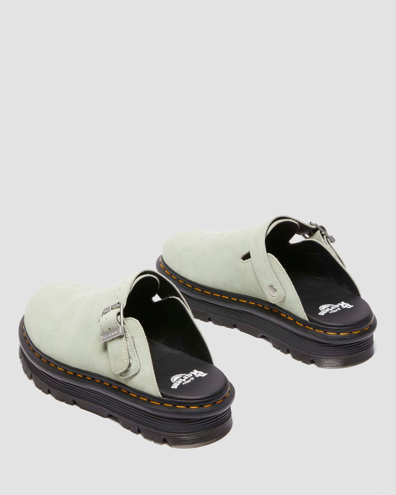 Dr. Martens Zebzag Suede Slingback Platform Mules outlook