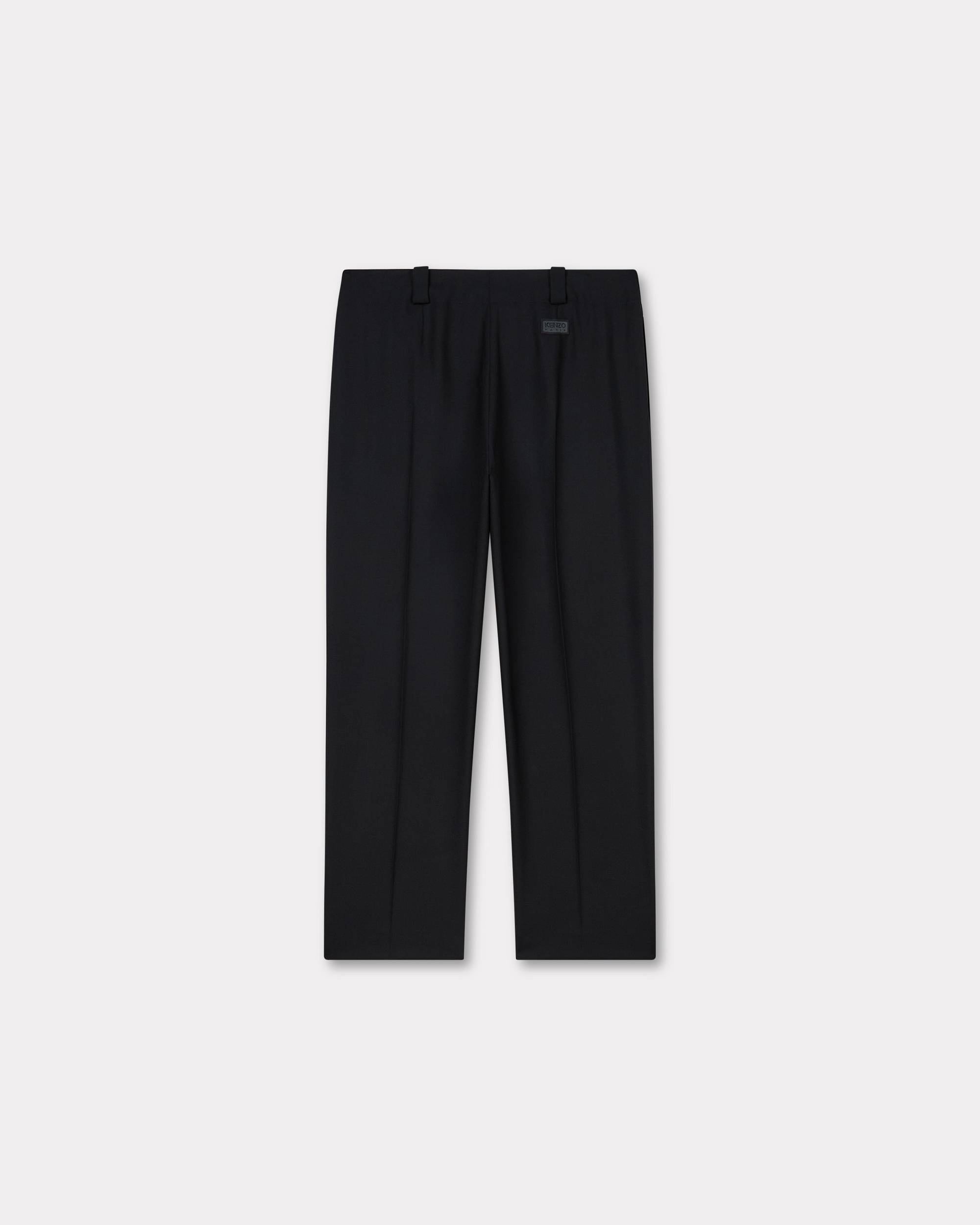 Cropped pants in virgin wool - 2