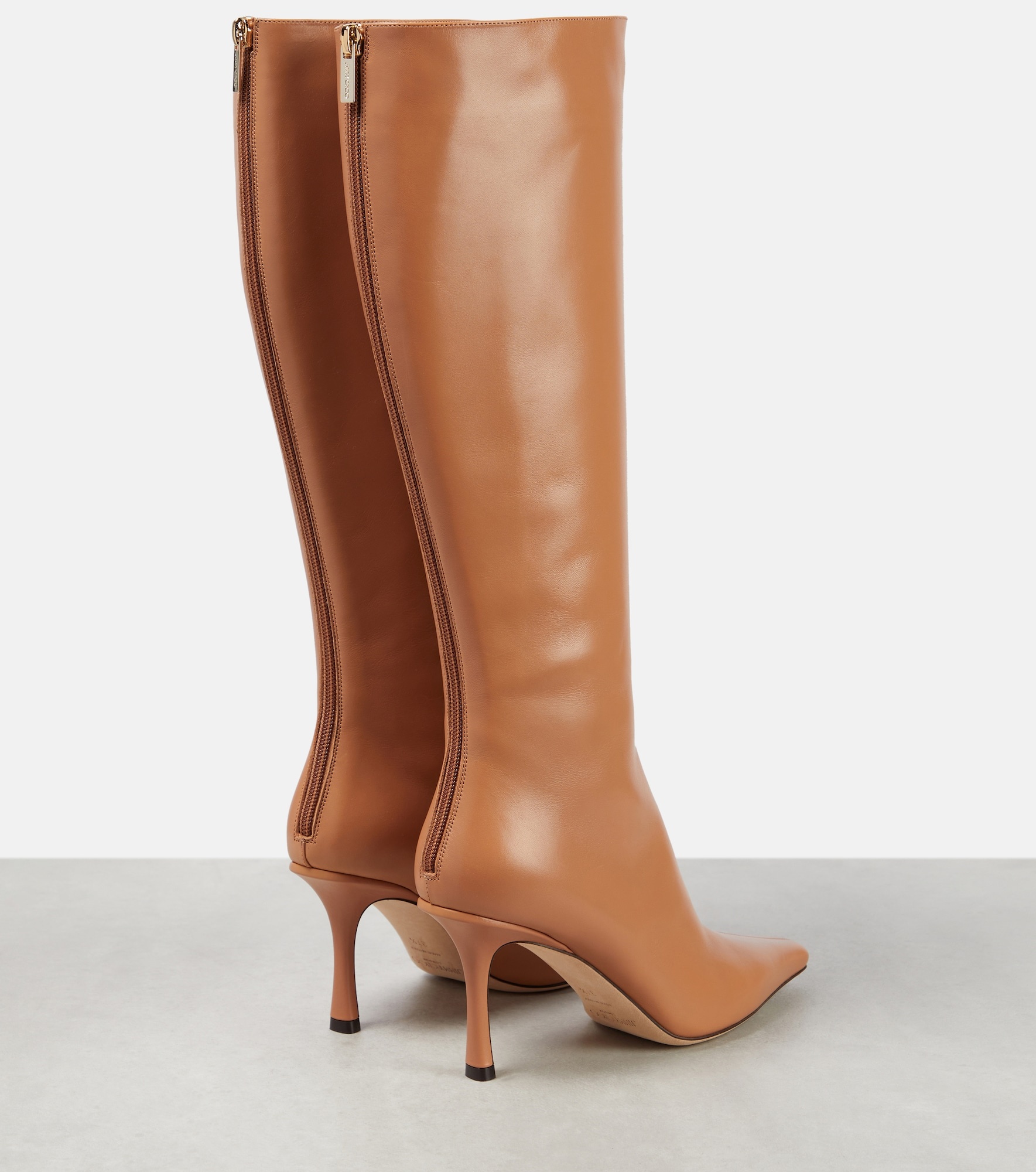 Agathe 85 leather knee-high boots - 3