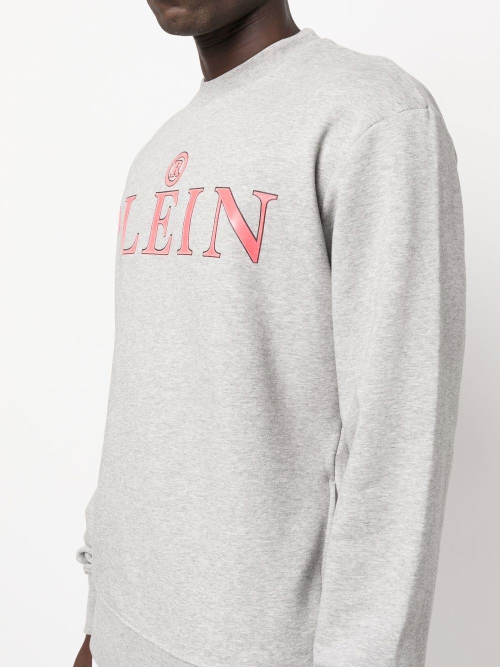 logo-print cotton sweatshirt - 6