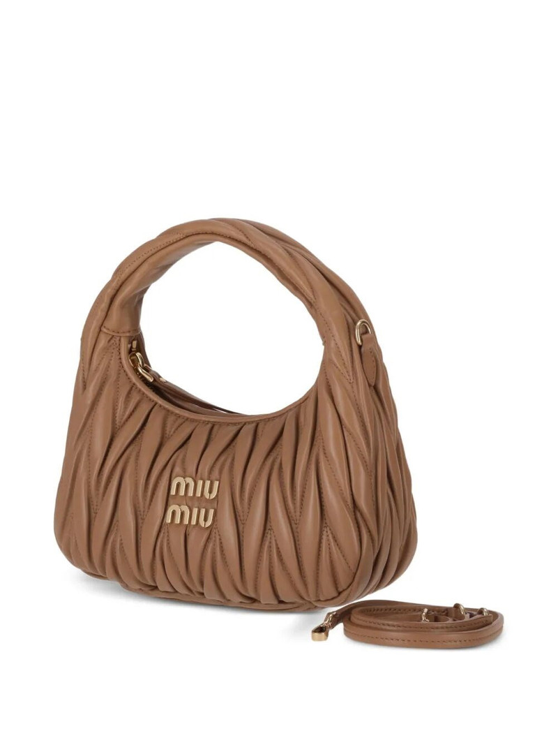 Miu Miu WANDER SMALL HOBO BAG IN QUILTED NAPPA outlook