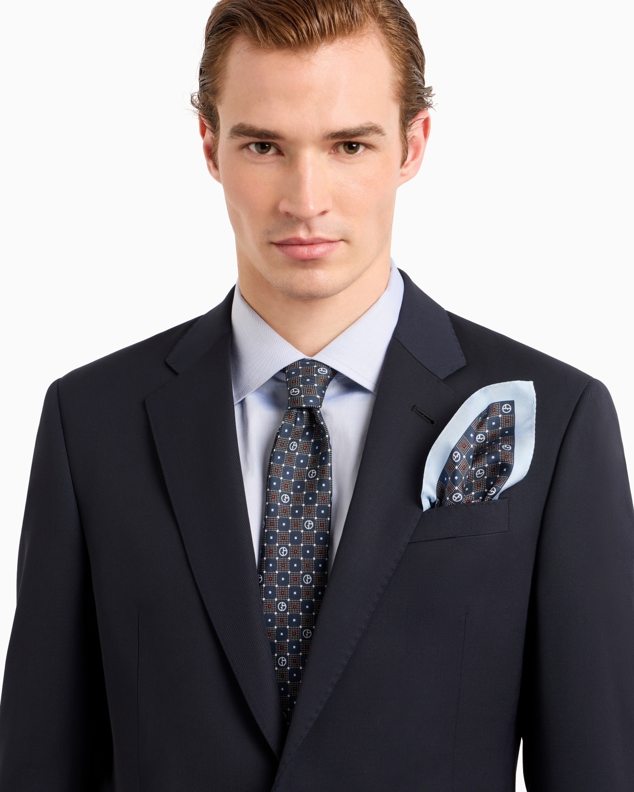 PRINTED SILK POCKET SQUARE - 3