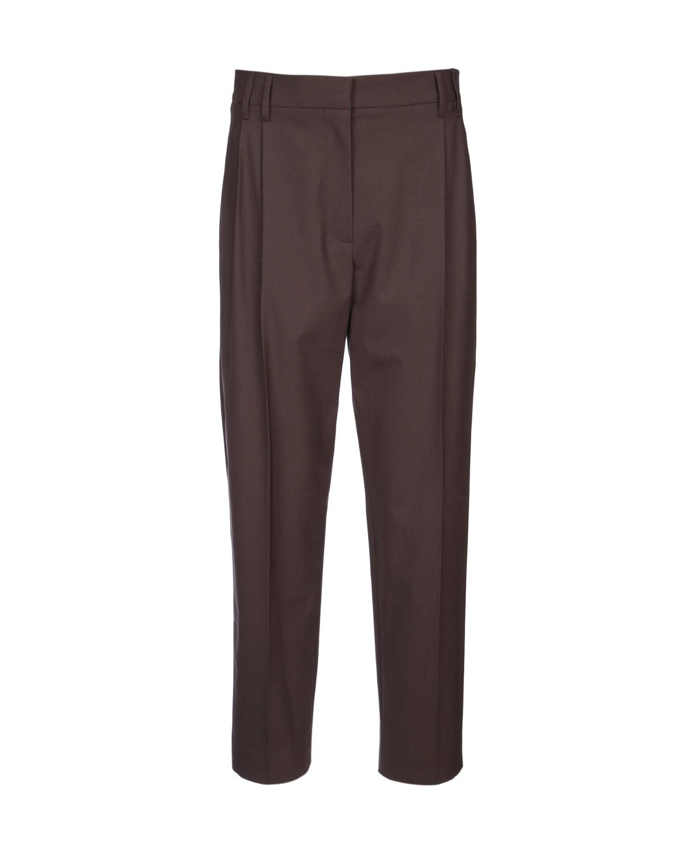 Tropical Wool Slouchy Pleat Pant - 1