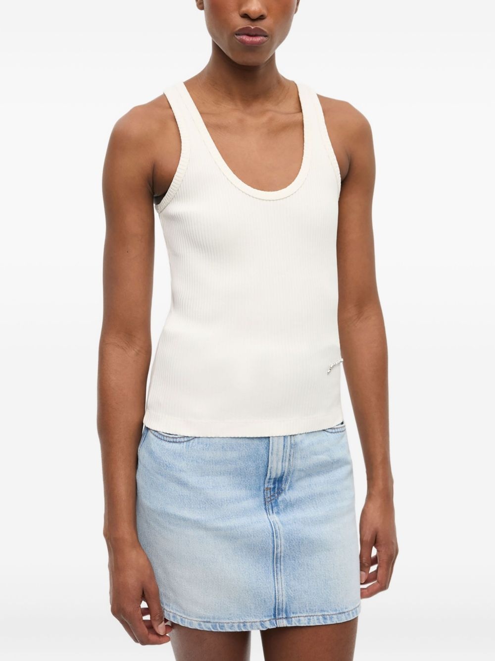 ribbed tank top - 3