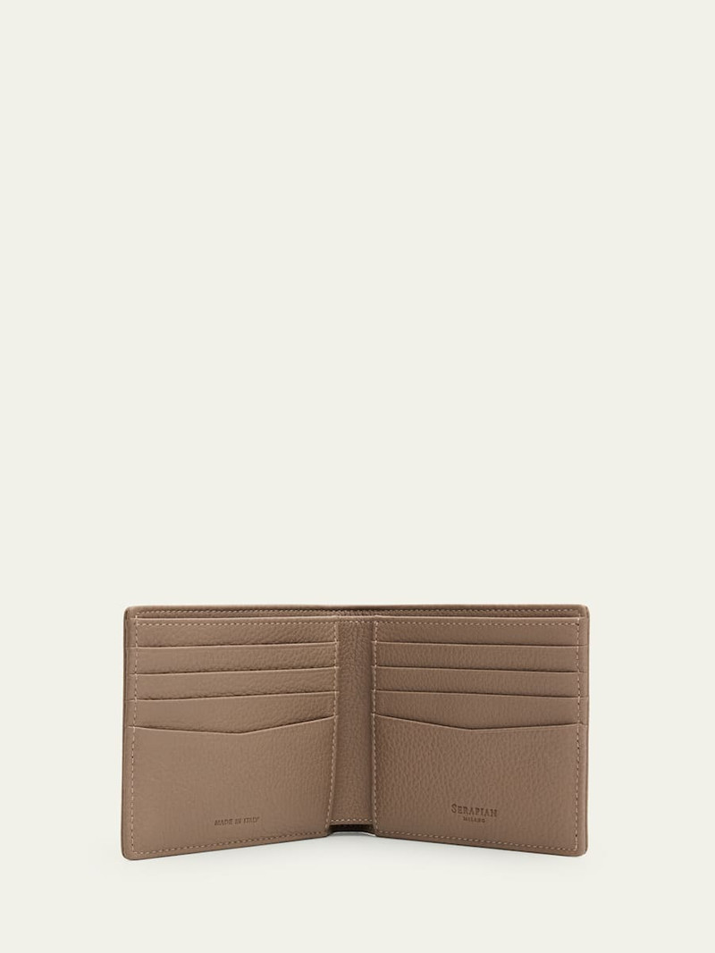 Serapian Men's Cachemire Leather Bifold Wallet outlook